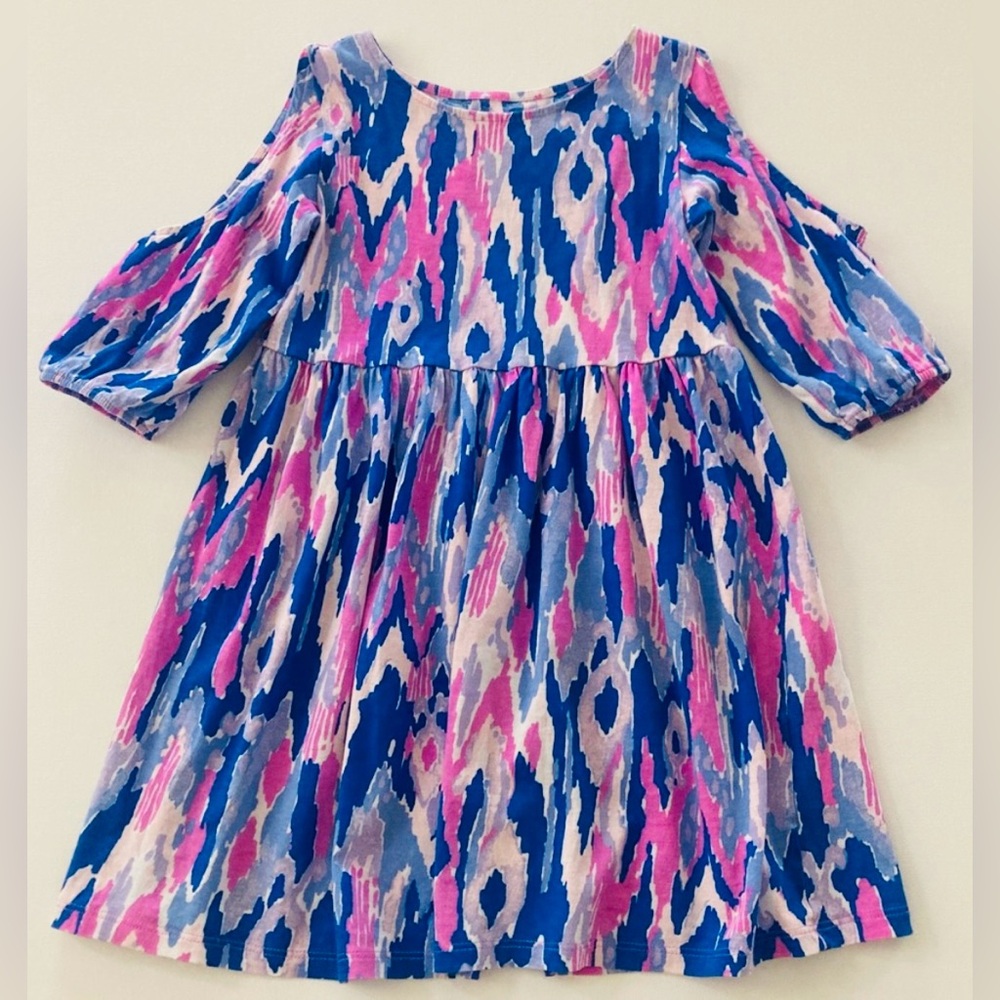 Lilly Pulitzer Girls’ Cold Shoulder Sundress in “Amethyst One Too Many” size XL